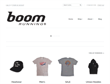 Tablet Screenshot of boomrunning.com